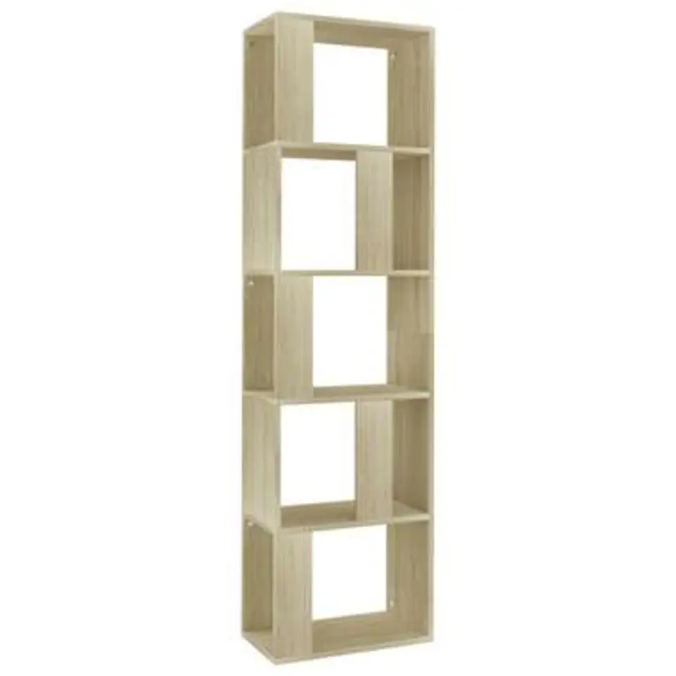 vidaXL - Boekenkast - Bruin - Bewerkt hout