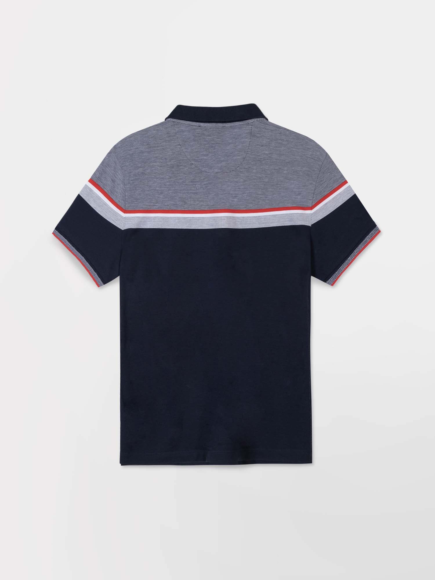 Polo Homme Manches Courtes Coton Biologique Marine