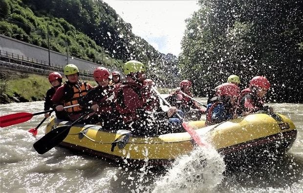Rafting in Golling an der Salzach als Geschenk