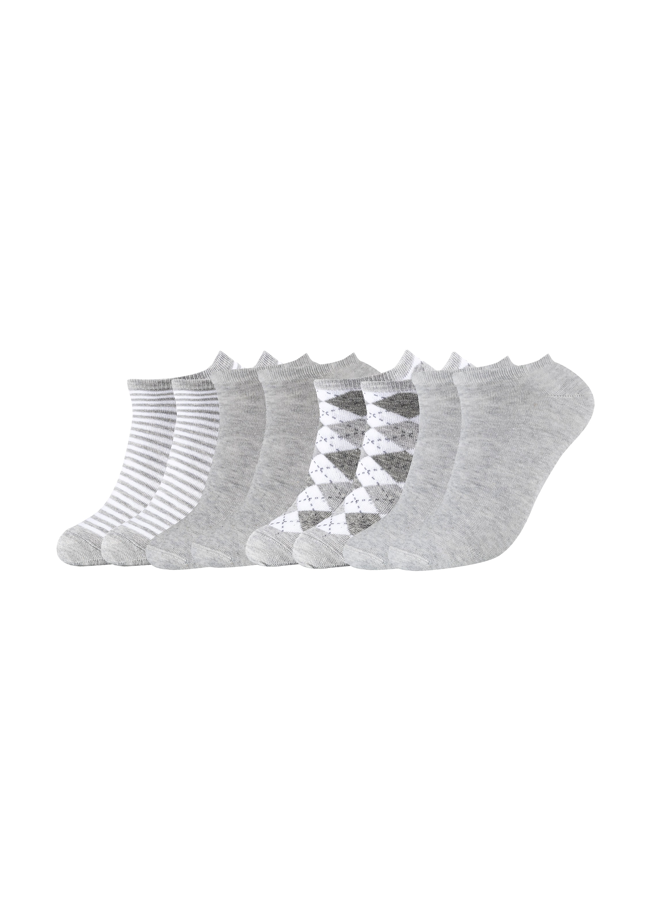 s.Oliver Kurzsocken »essentials« 4 Paar tlg. mit verschiedenen Designs