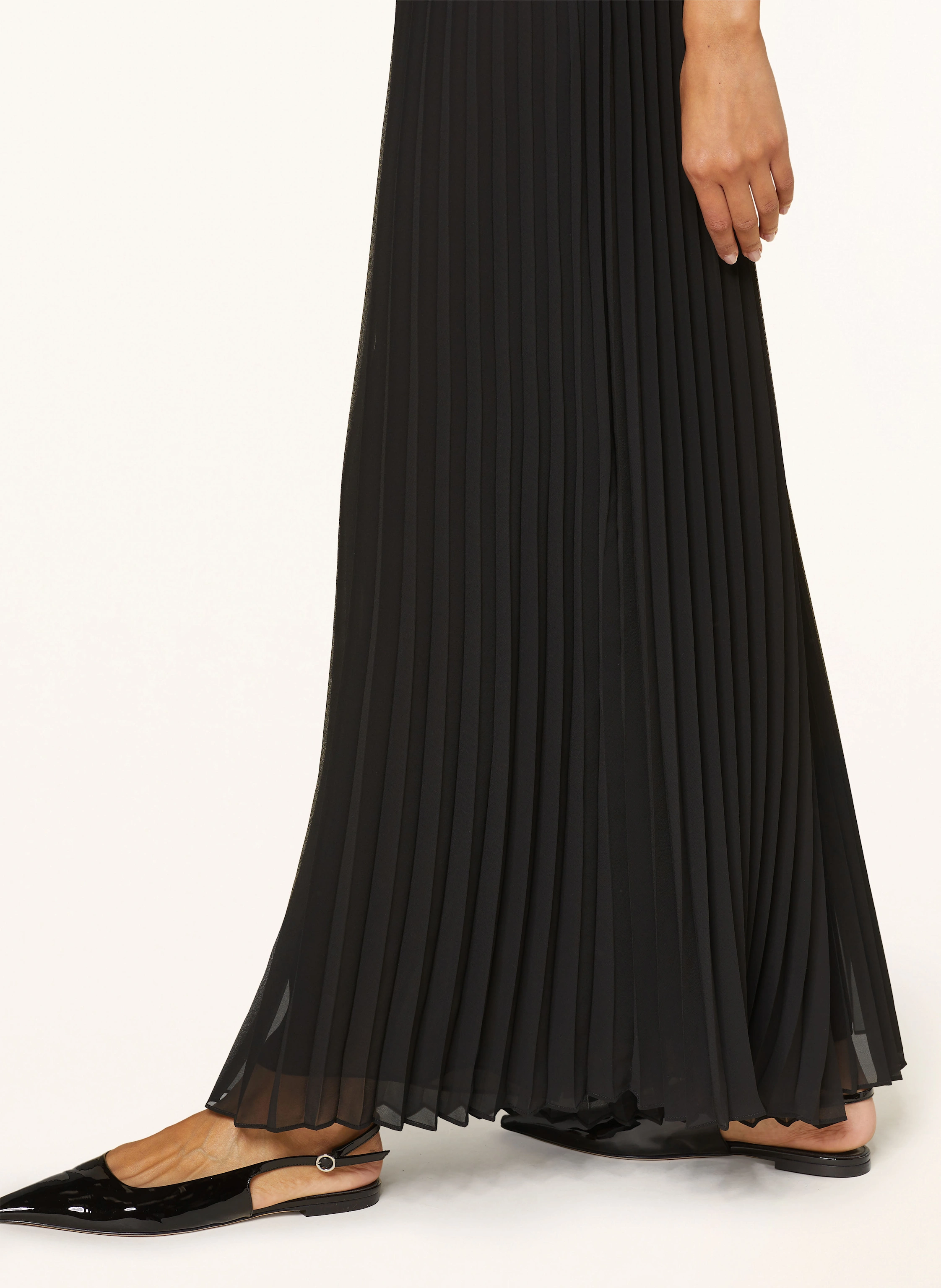 EMPORIO ARMANI Marlenehose aus Plissee