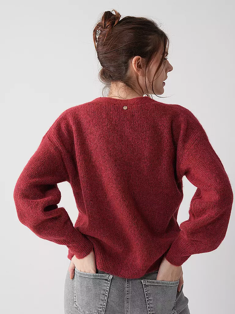 MOS MOSH Strickjacke MMTHORAV rot