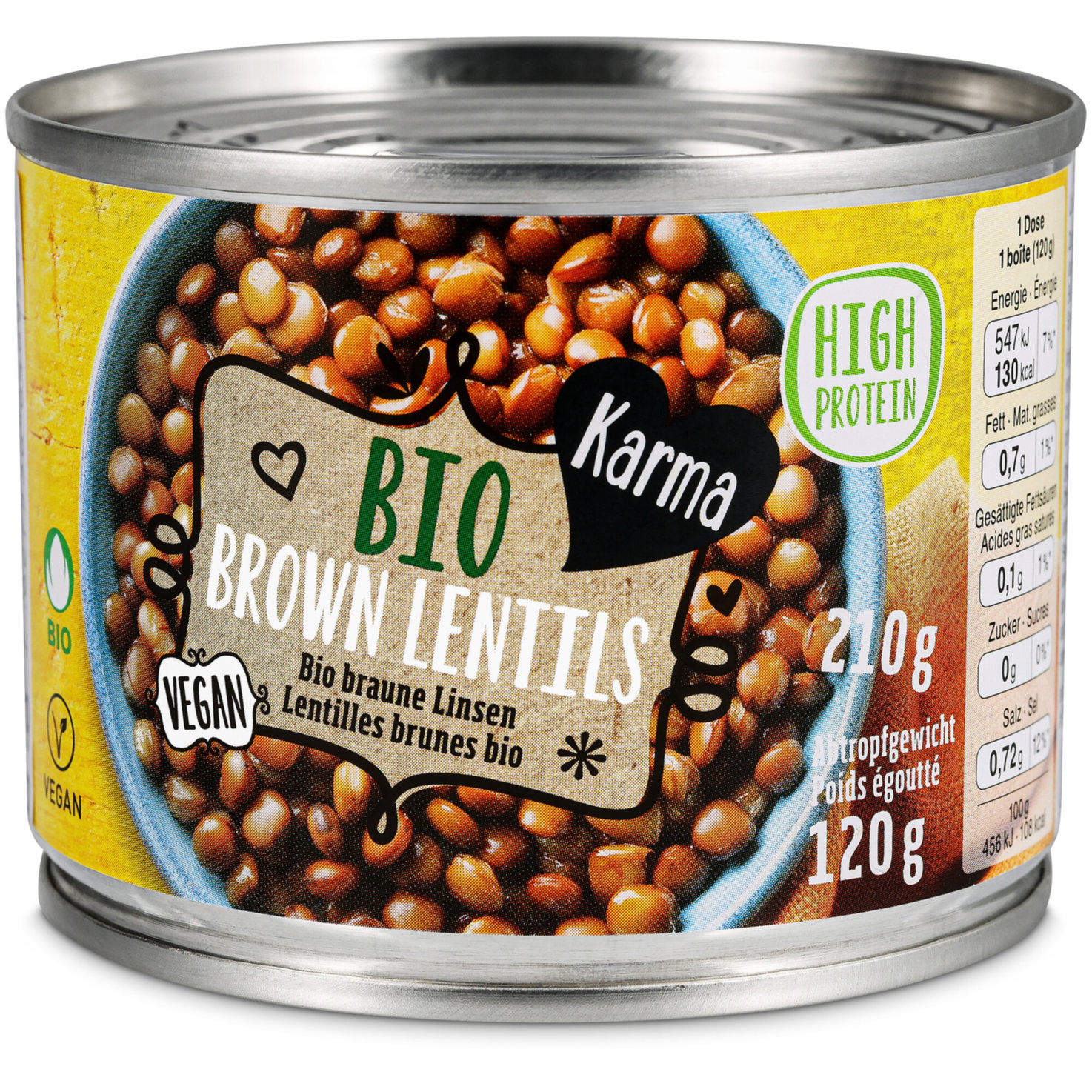 Karma Bio Braune Linsen