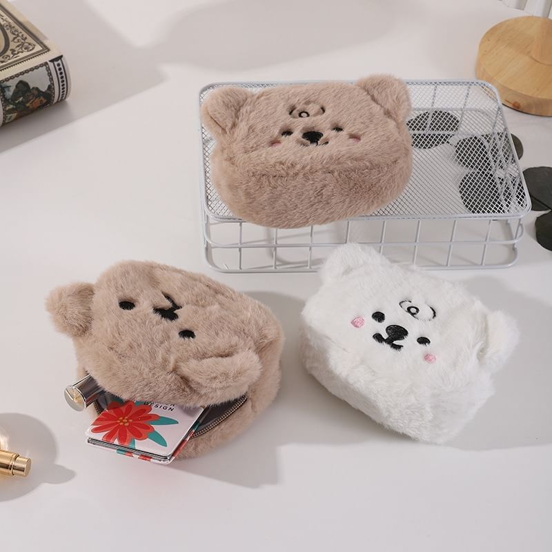 Ikiana - Bear Chenille Coin Purse (Diverse ontwerpen)