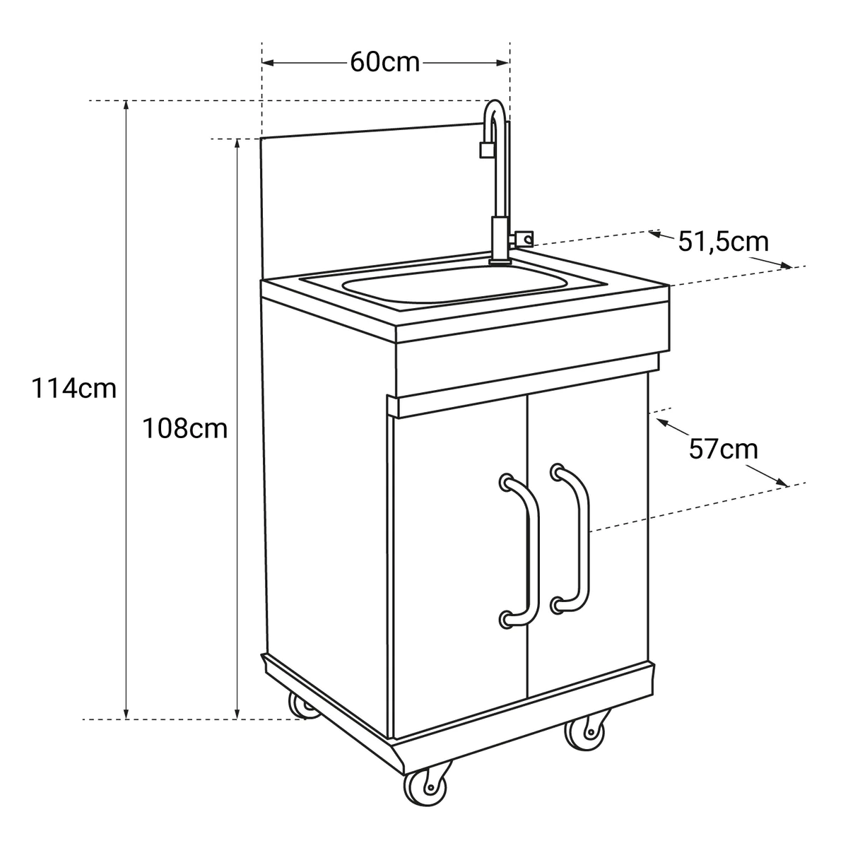 Meuble d'appoint EVIER FIDGI Cook'in Garden