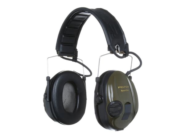 3M Peltor SportTac MT16H210F-478-GN - Hodetelefoner - full størrelse - kablet - oransje, olivengrønn