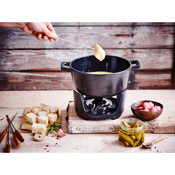 Service à fondue en fonte émaillée 8 personnes Nori 2 L noir Beka