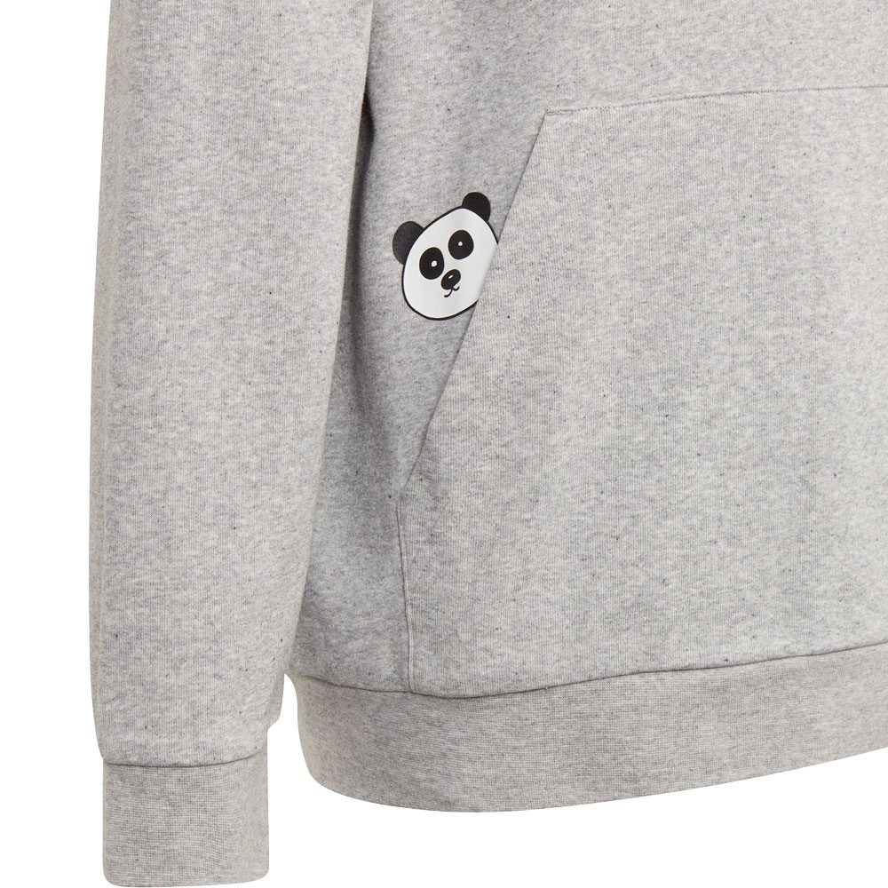 adidas Cleofus Hoodie Jungen medium grey heather
