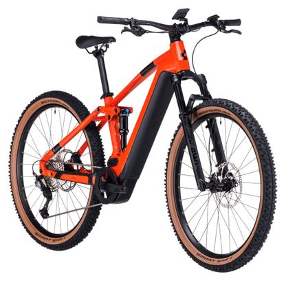 VTT Électrique Tout-Suspendu Cube Stereo Hybrid 120 Race 750 Shimano Deore XT 12V 750 Wh 29'' Orange Spark