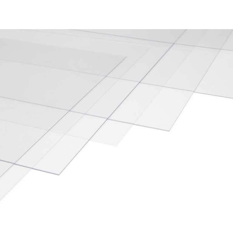 PVC-hart transparent, farblos
