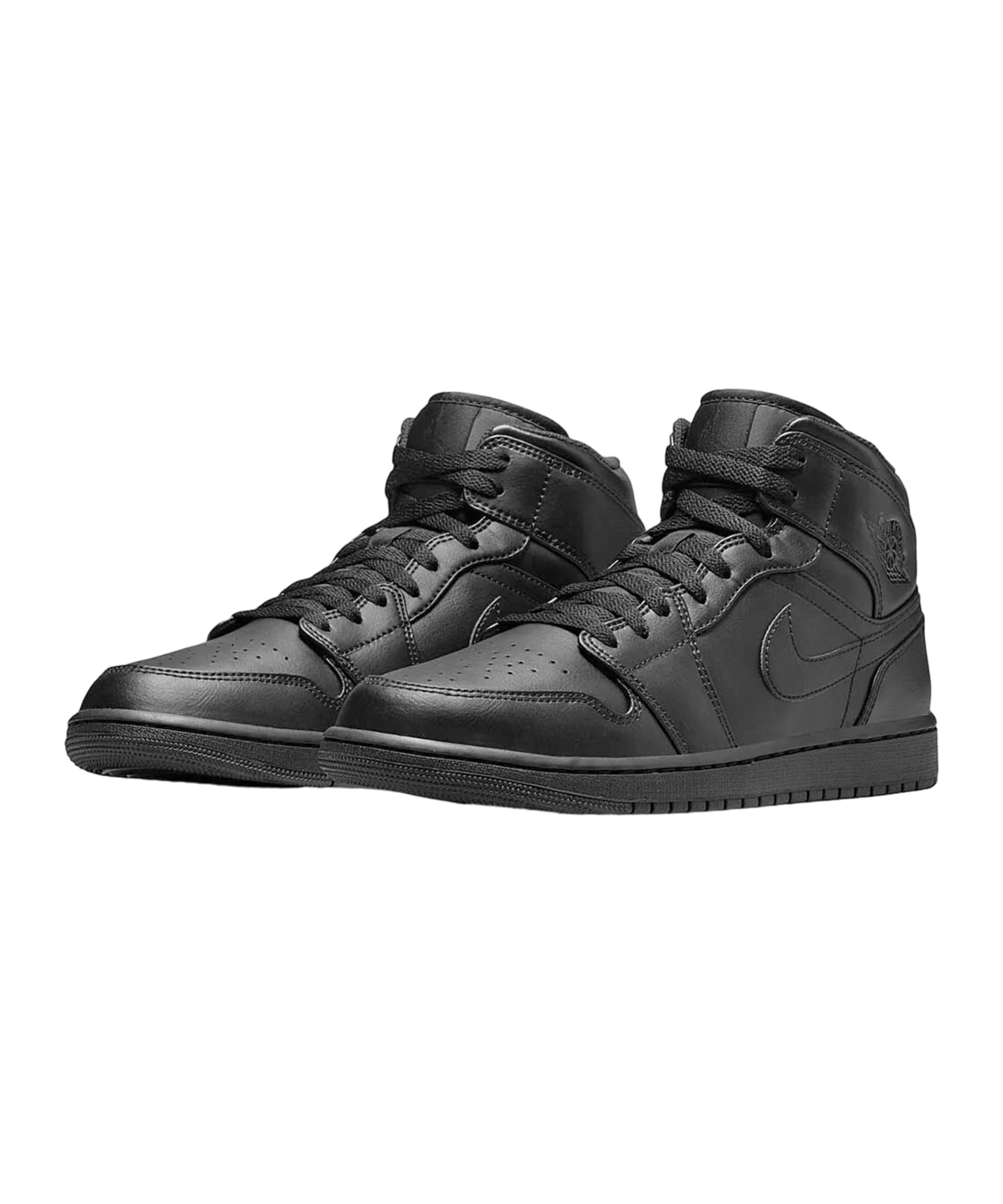 Jordan Air 1 Mid Schwarz F093