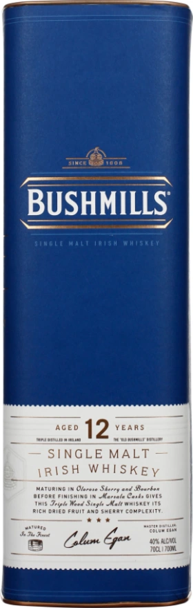 BUSHMILLS 12 YEARS SINGLE MALT 70CL