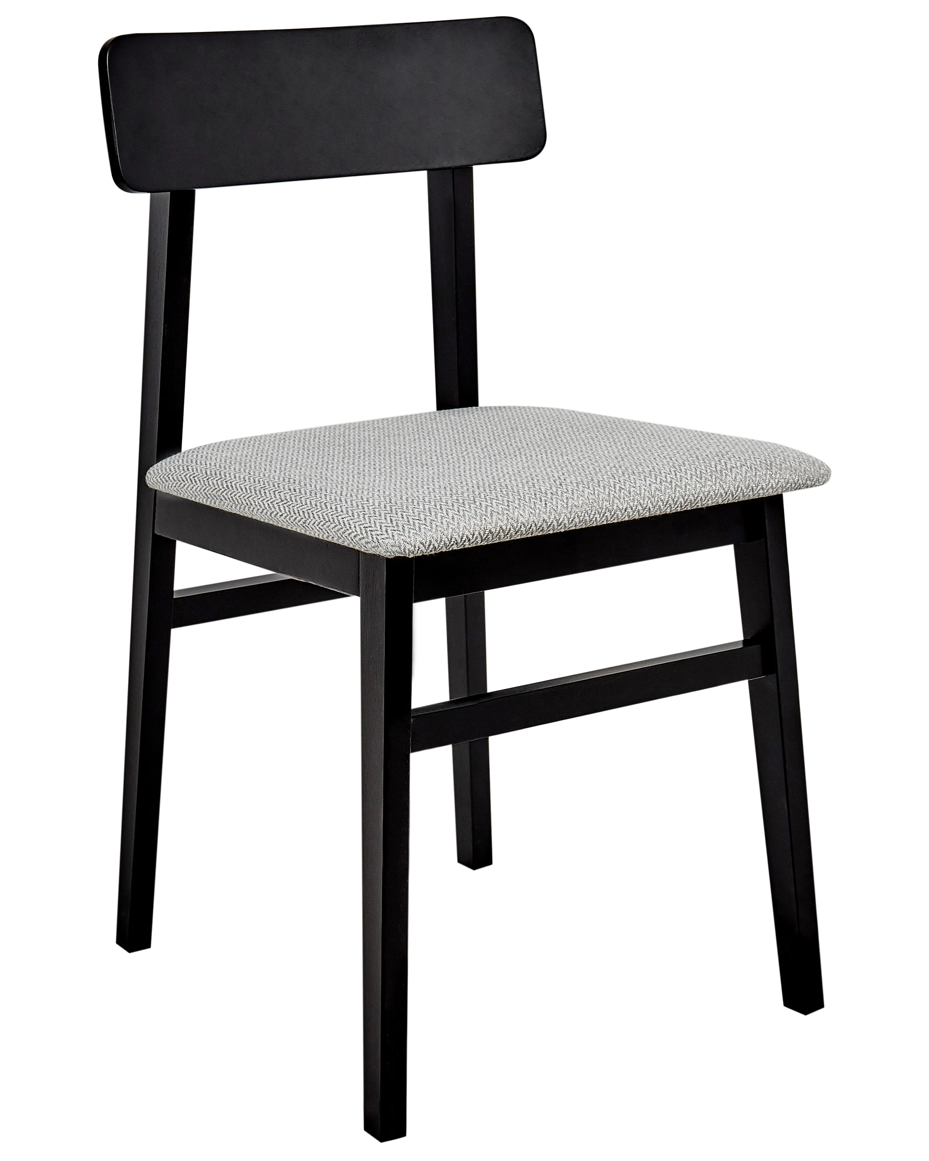 Set van 2 eetkamerstoelen STACY Hout Lichtgrijs