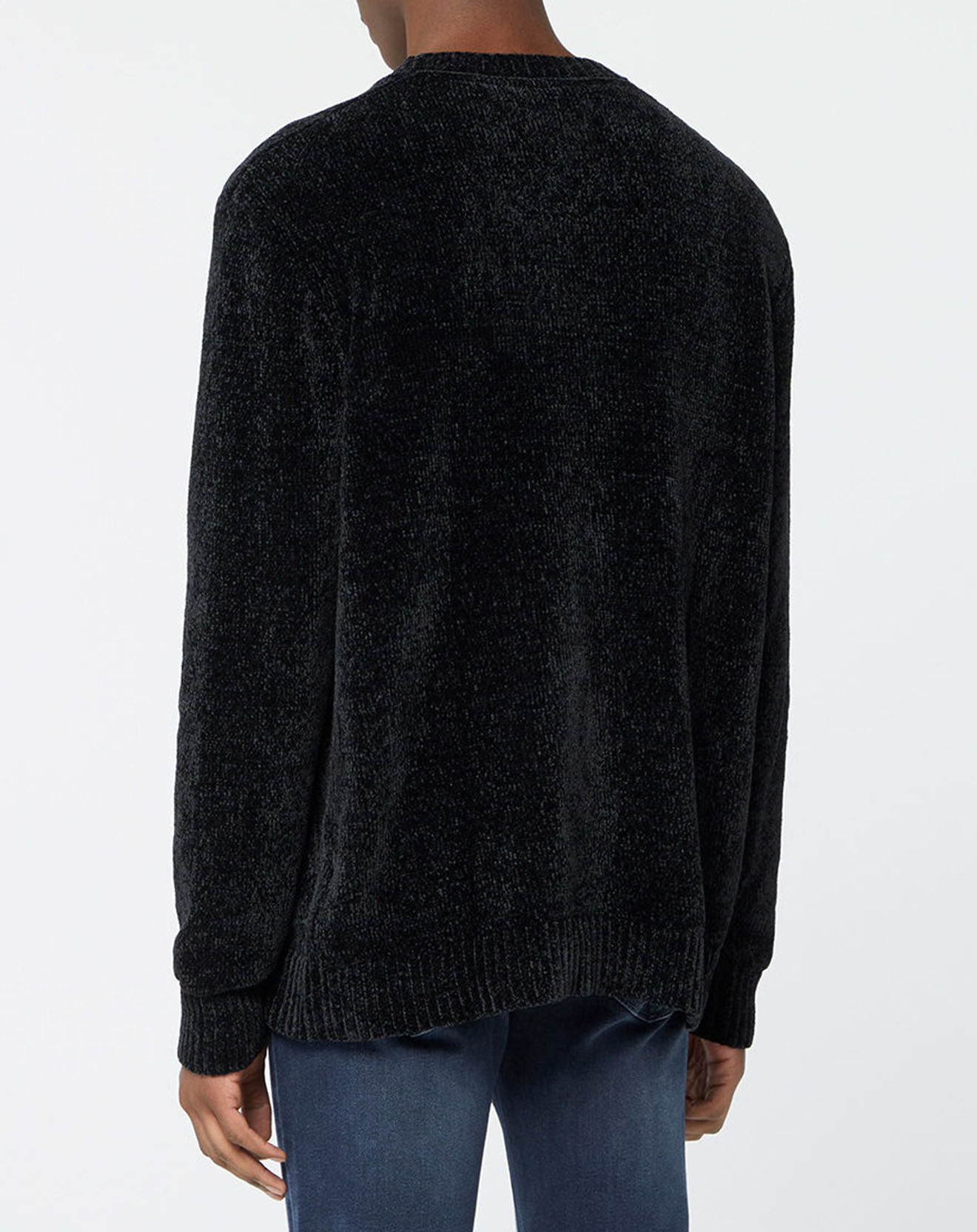 Tommy Jeans Pull Tommy Flag Chenille noir