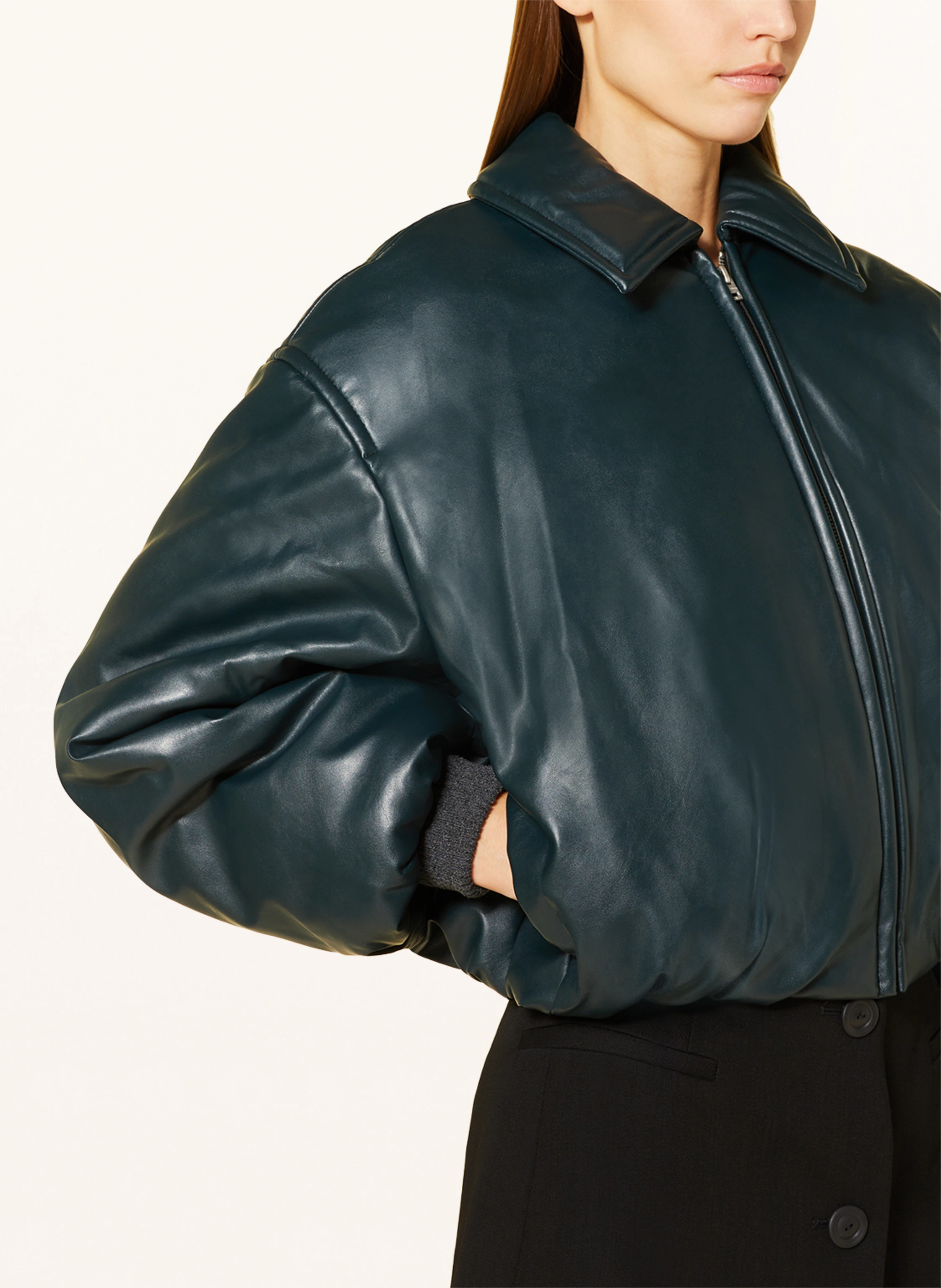 Acne Studios Jacke in Lederoptik