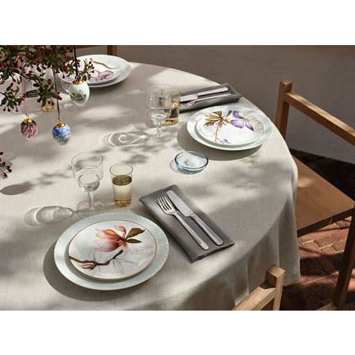Royal Copenhagen Flora Frokosttallerken, Magnolia, Ø22 cm