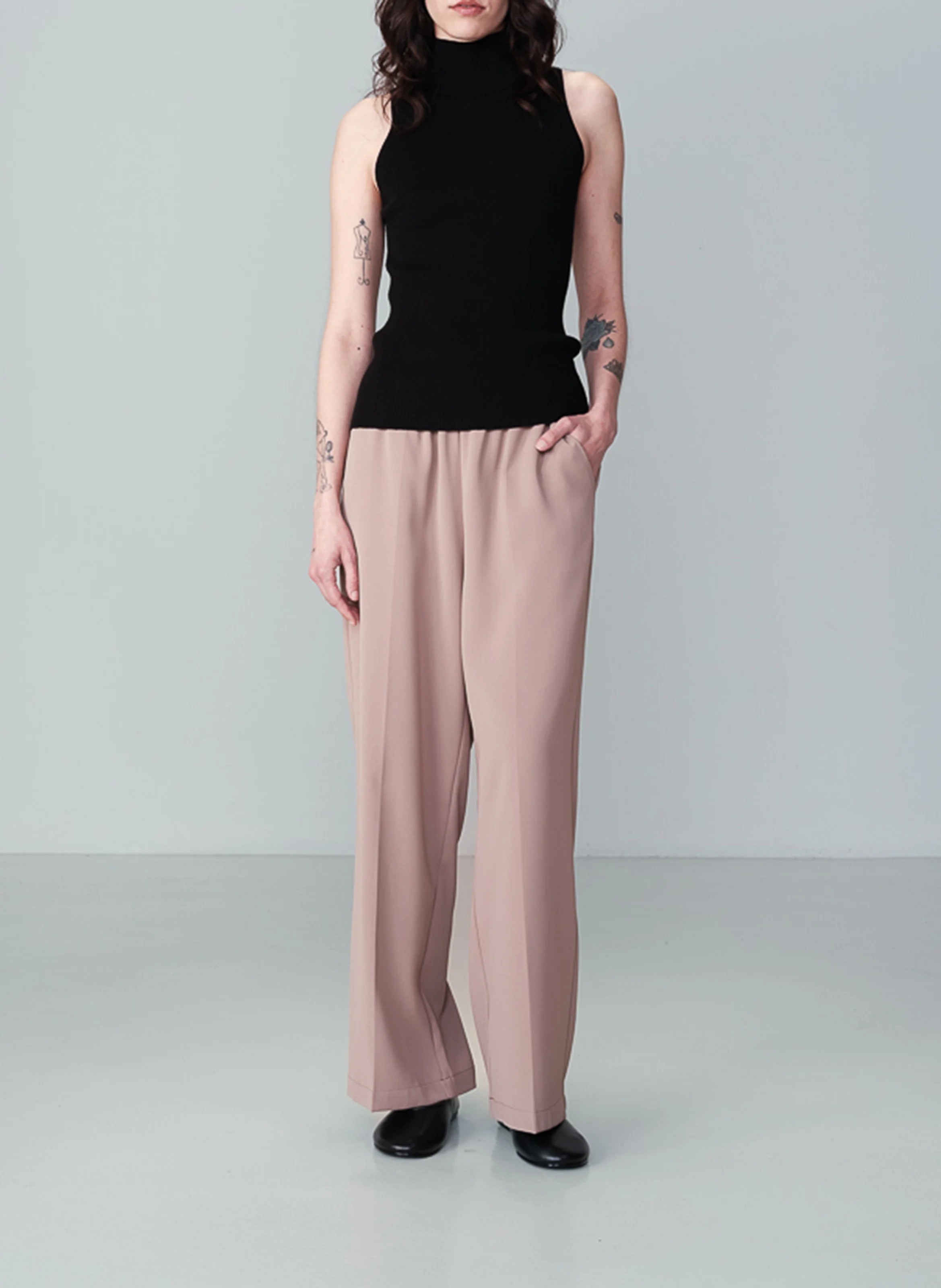 NOBLESSE - Pantalon large | Gris