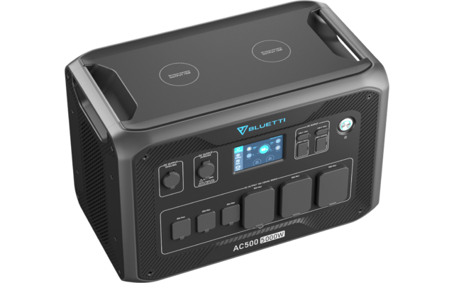 BLUETTI AC500-Gray-EU tragbare Powerstation mit integriertem Wechselrichter 5000 W