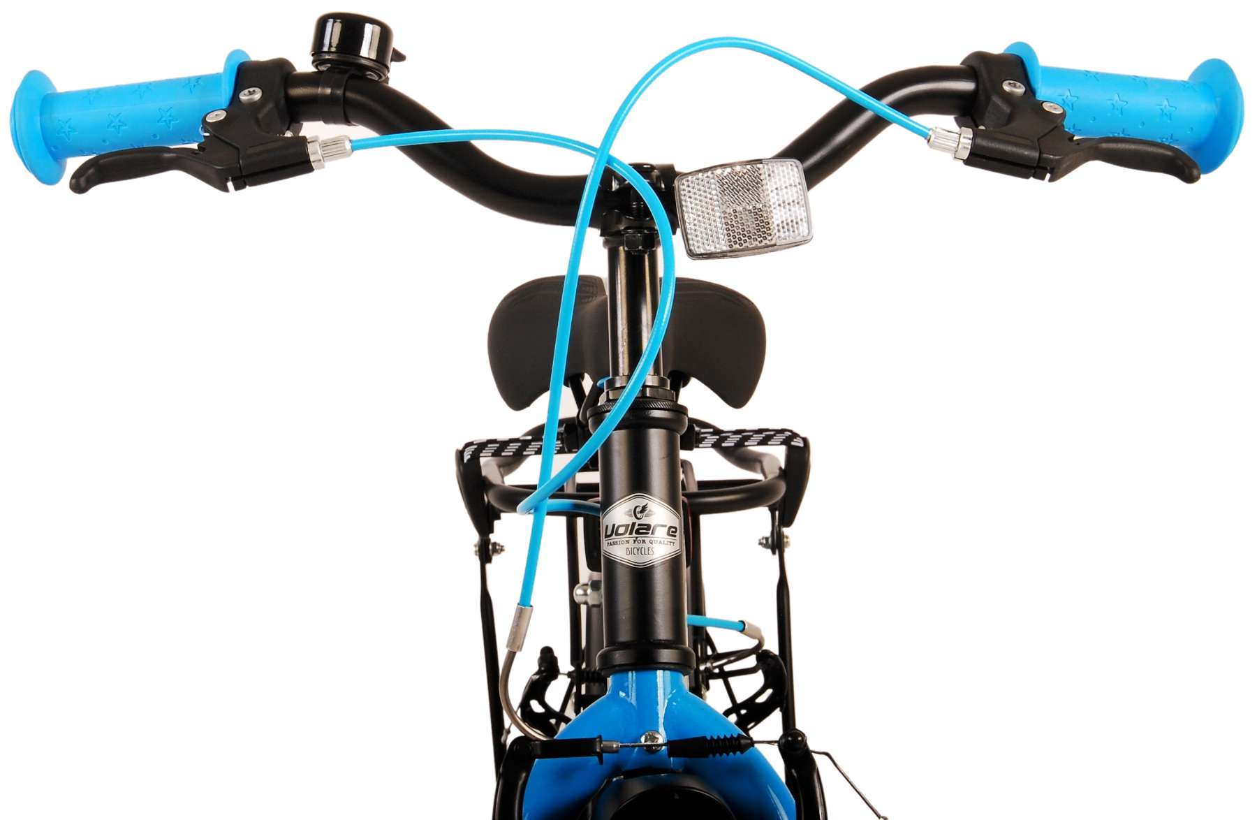 TPFSports Thombike Kinderfahrrad - Jungen - 14 Zoll - Rücktritt + Handbremse - Schwarz/Blau