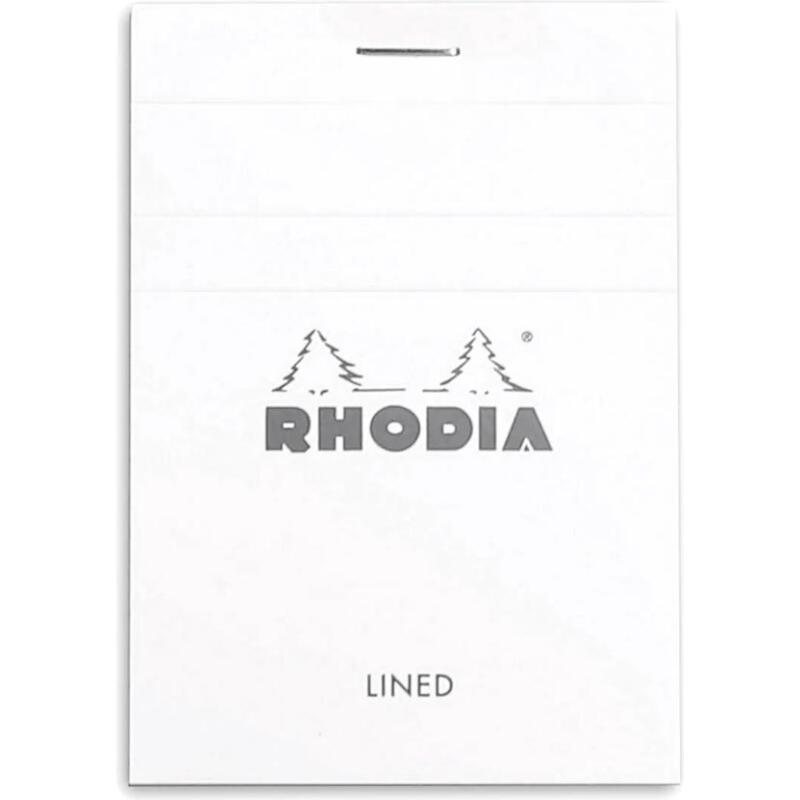 Bloc agrafé N°11 A7 80 feuilles lignées 80 g. - Blanc