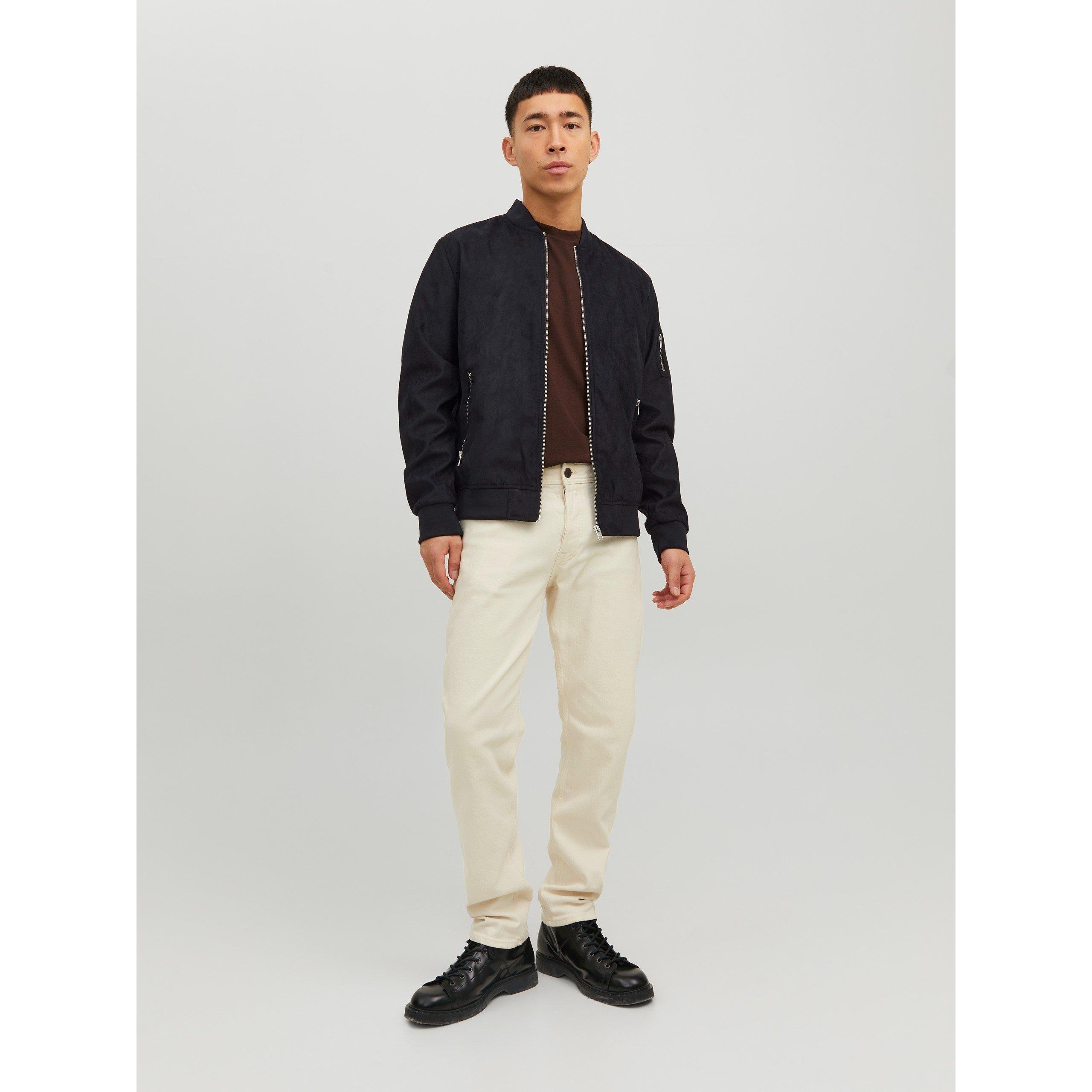 Jack and Jones Faux Suede Bomber