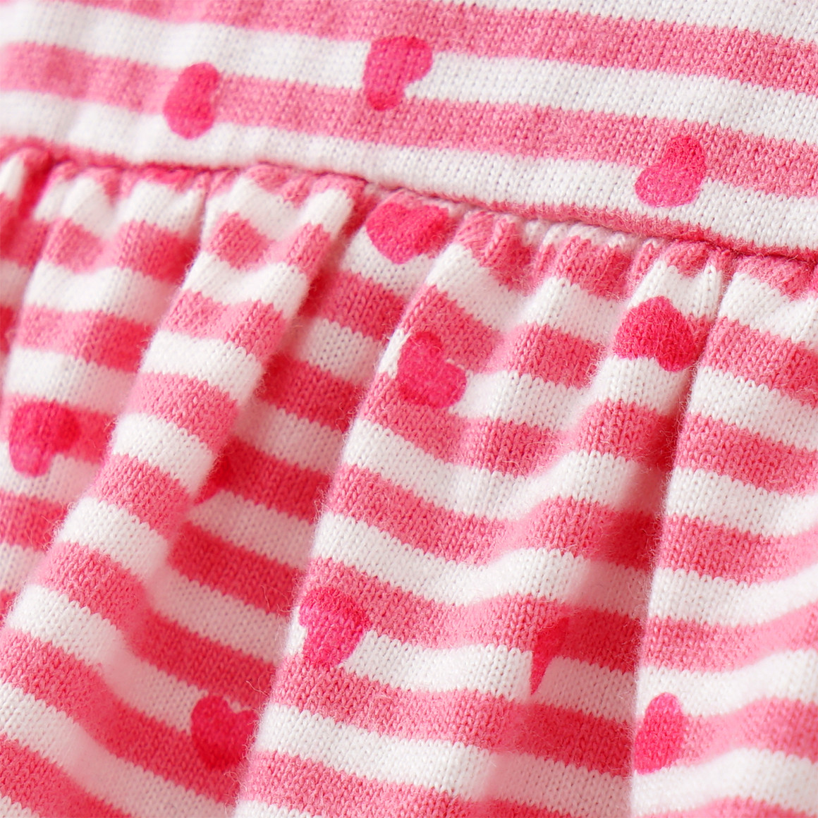 Topolino Mädchen Kleid mit Herzen pink