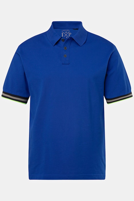 Poloshirt, Halbarm, Piqué, Streifenbündchen, bis 8 XL