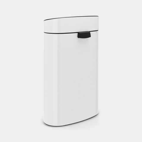 Touch Bin New afvalemmer, 40 liter, kunststof binnenemmer - White