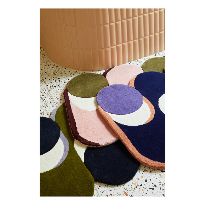 Mapoésie Tapis en laine Nymphe | Rose