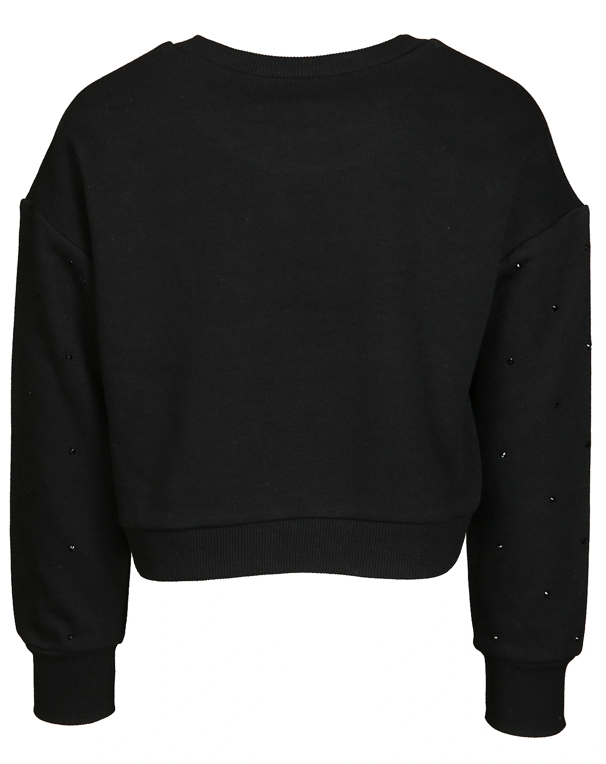 Sweatshirt CROPPED DIAMOND in schwarz