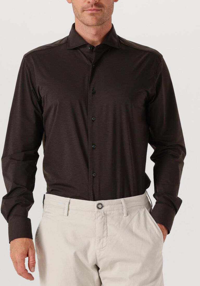 bruine xacus klassieke overhemden active shirt 520ml