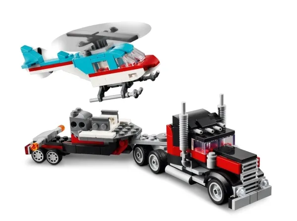 LEGO Creator 31146 Blokvogn med helikopter