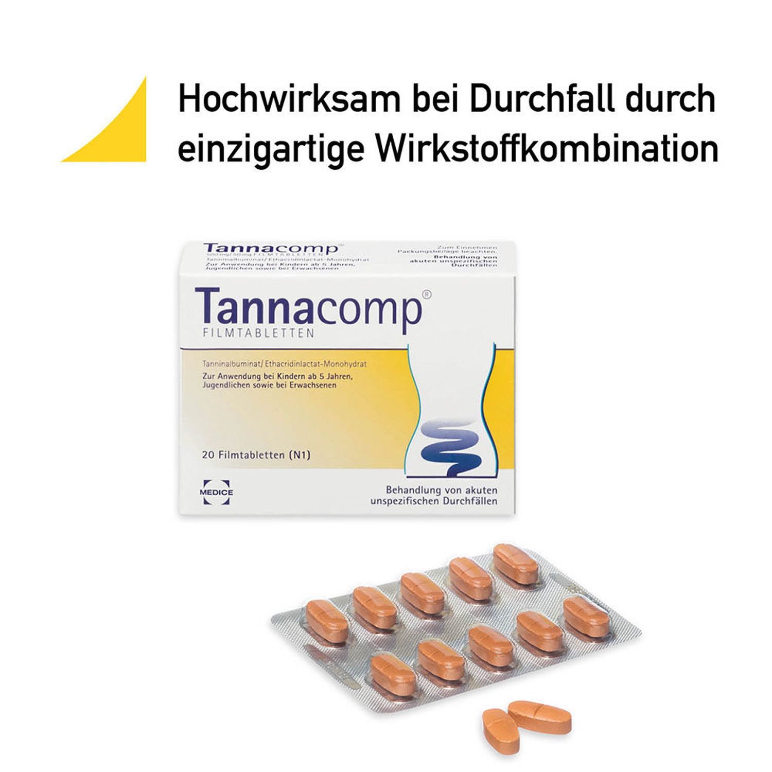 Tannacomp® bei akutem Durchfall