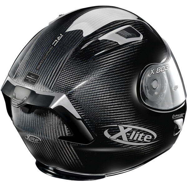 X-lite - Casque X-803 RS Ultra Carbon Silver Edition Noir / Argent