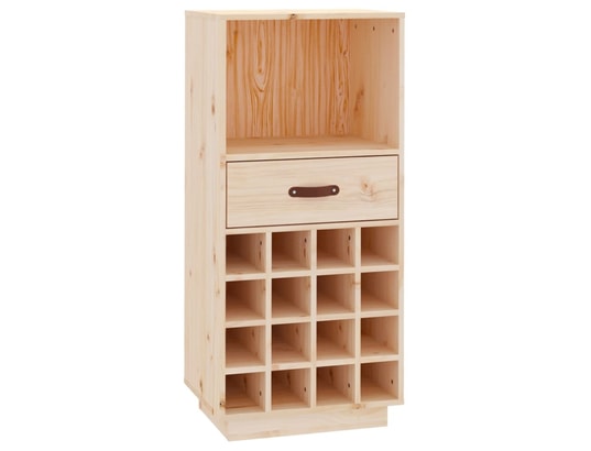 VIDAXL - Armoire à vin 45x34x100 cm bois de pin massif