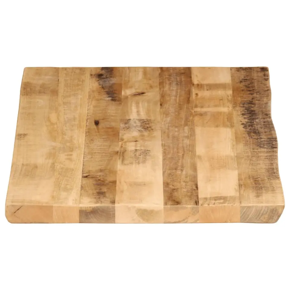 vidaXL - Tafelblad met natuurlijke rand - Bruin - Hout - 110 x 60 x 3.8 cm