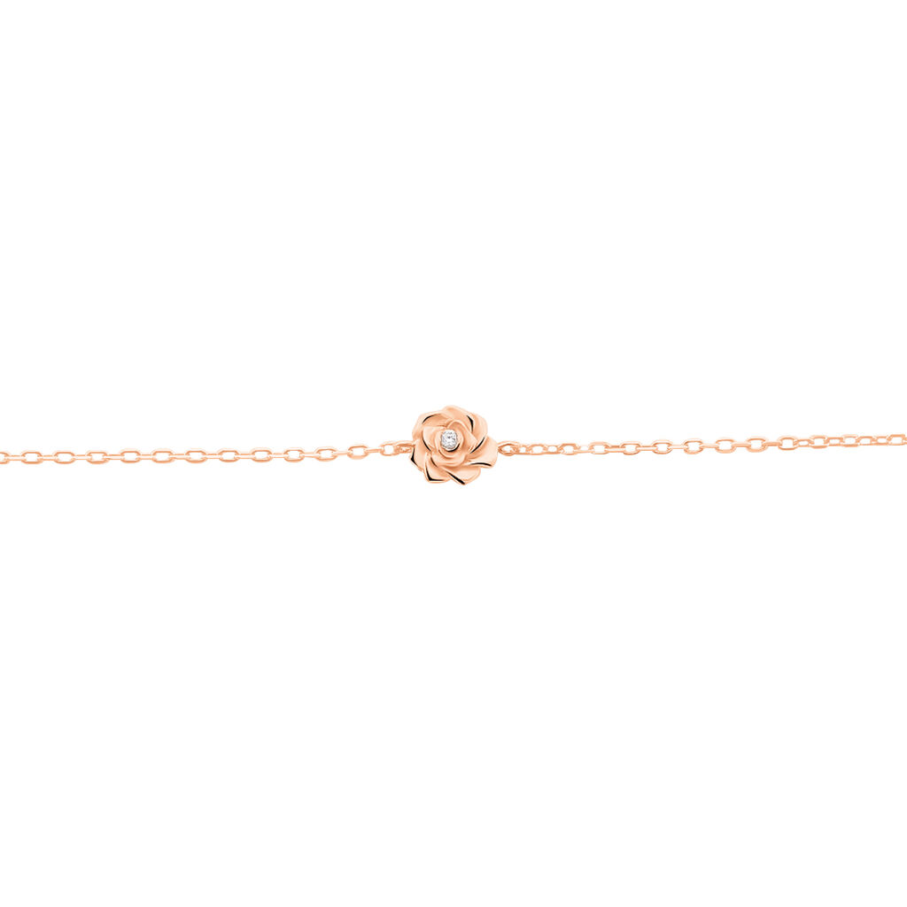 Bracelet Jannea Argent Rose Oxyde De Zirconium