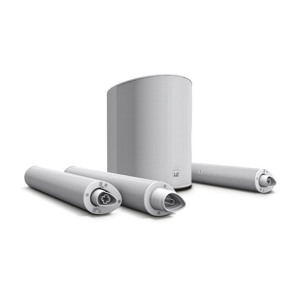 LD Systems MAUI 5 GO mobiel column PA-systeem op accu wit