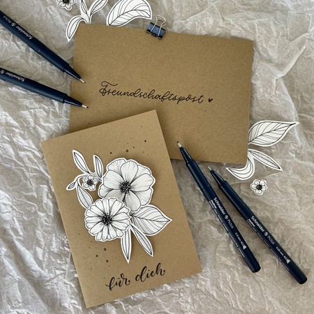Schneider Pictus 8er Etui Fineliner - schwarz