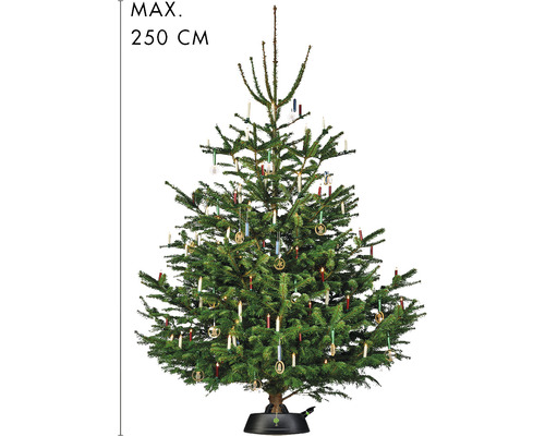 KRINNER Green Line Comfort Grip M Kerstboomstandaard, max. boomhoogte 2,5 m, max. stamdiameter 12 cm, zwart