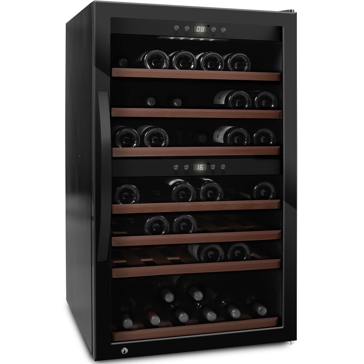 WineExpert 66 vinkjøleskap, sort