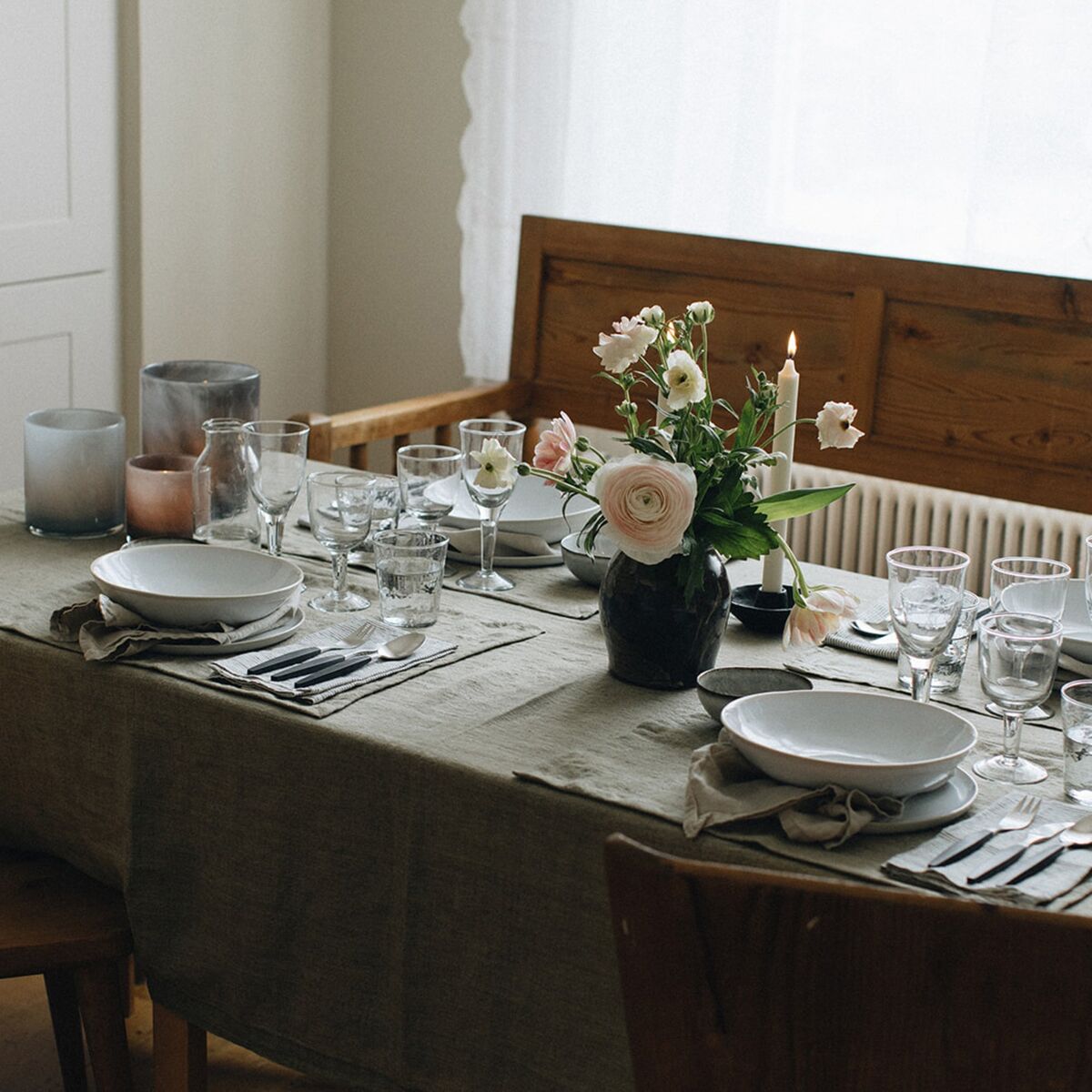 Galette drikkeglass, clear