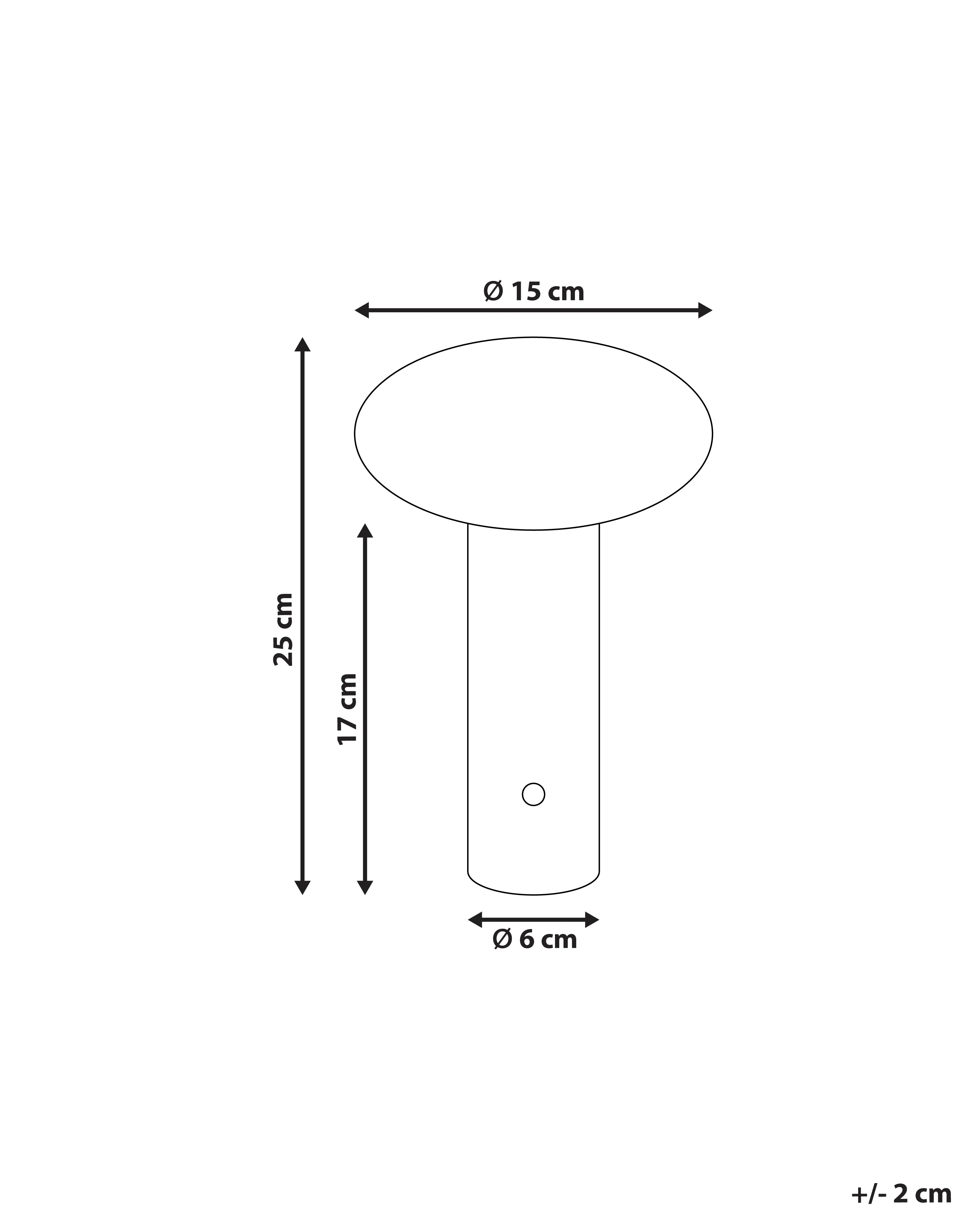 LED draadloze tafellamp BUAYAN met dimmer Metaal Goud