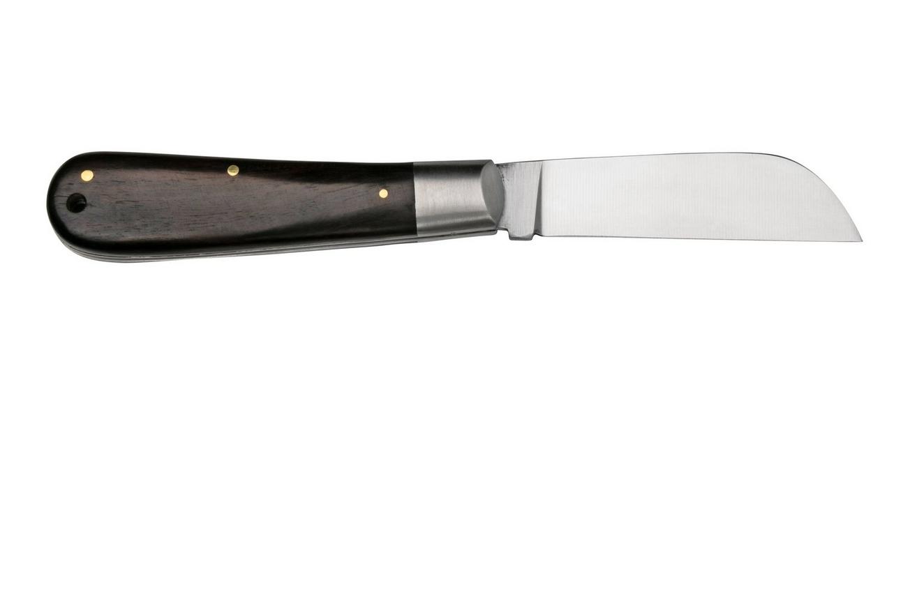 Otter Anchor Knife 173 R.m.L. Large Stainless, Grenadilla, Brass Anchor, zakmes
