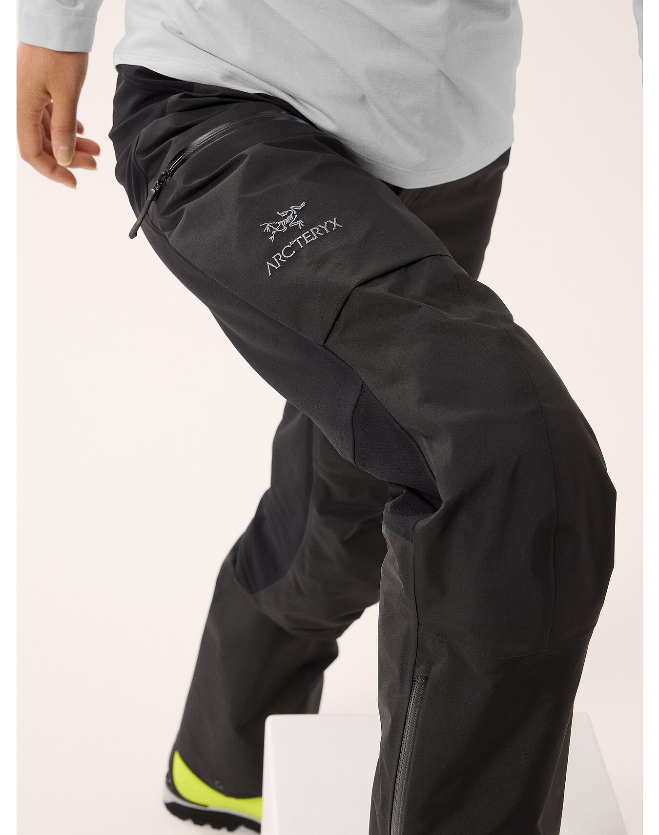 Alpha Hybrid Pant Dame Black