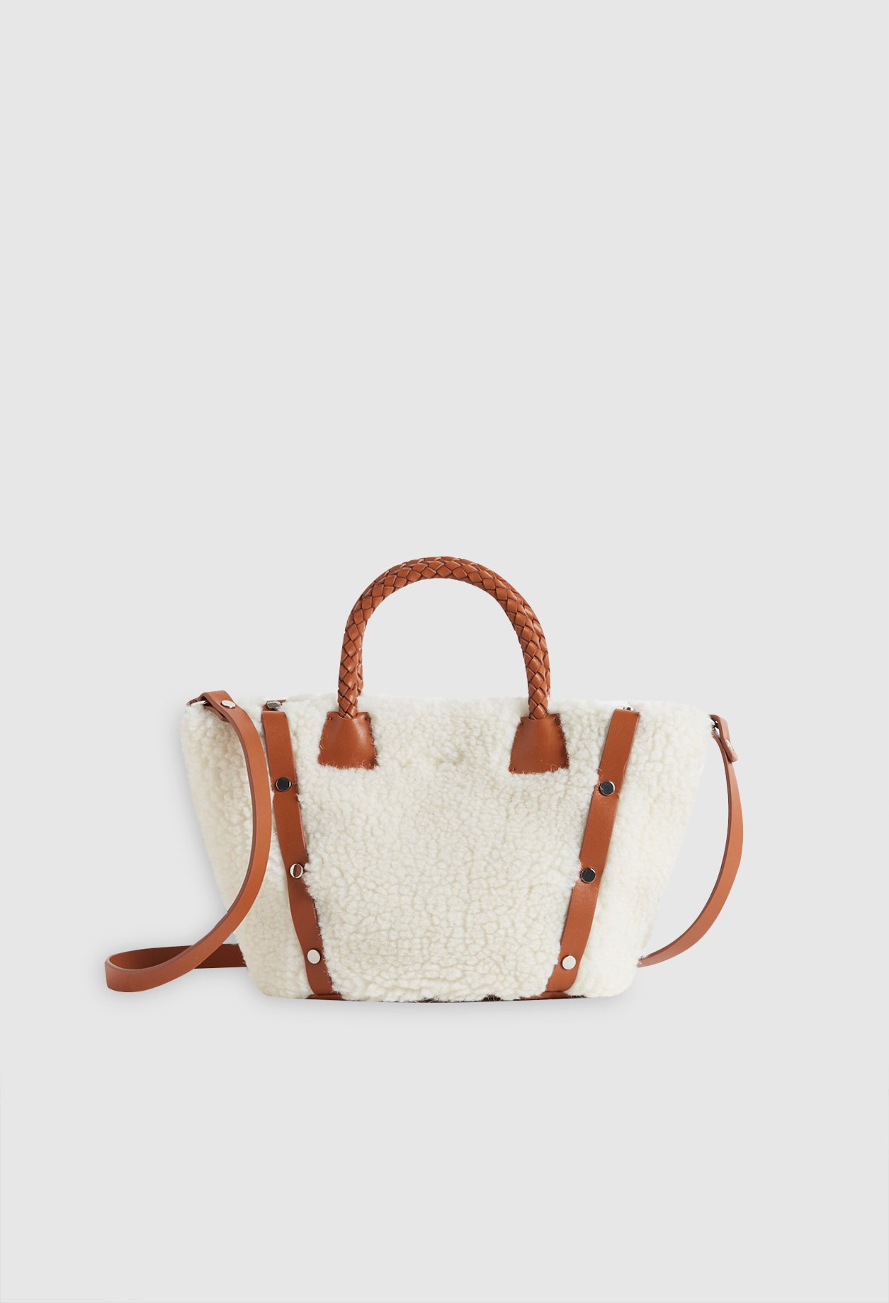 Mini sac cabas Azelie peau lainee