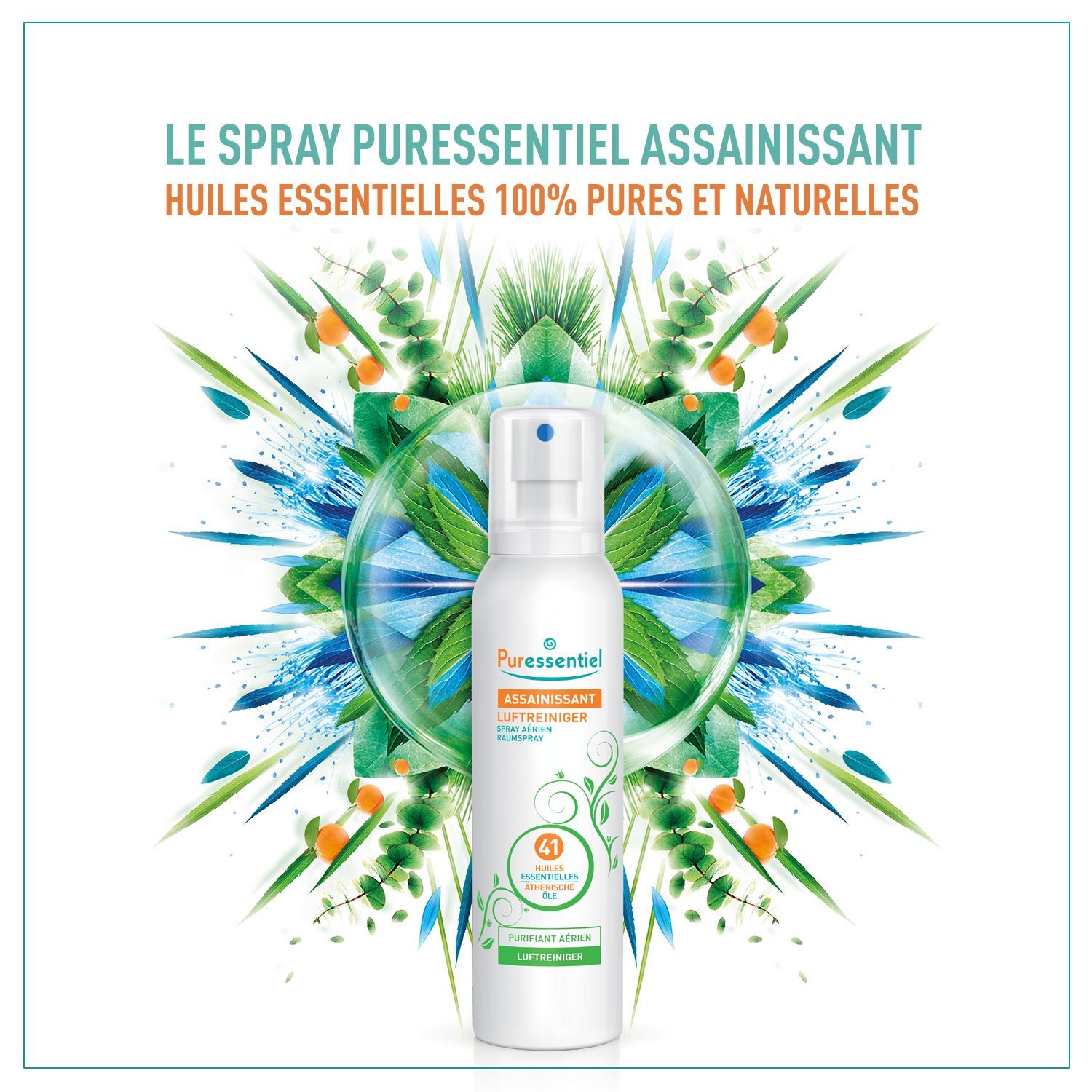 Puressentiel Reinigender Luftspray 41 ätherische Öle 200 ml