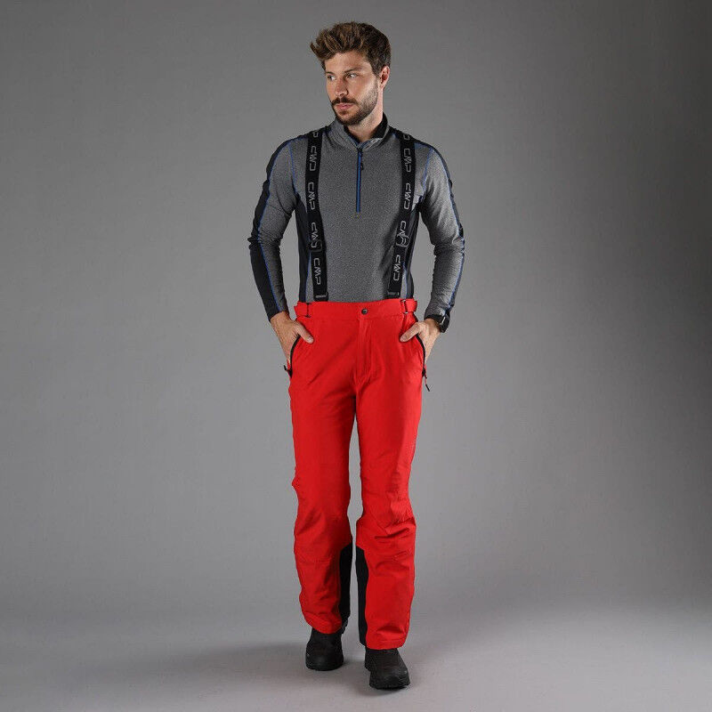 Men's ski salopettes with removable straps - Pantalon ski homme