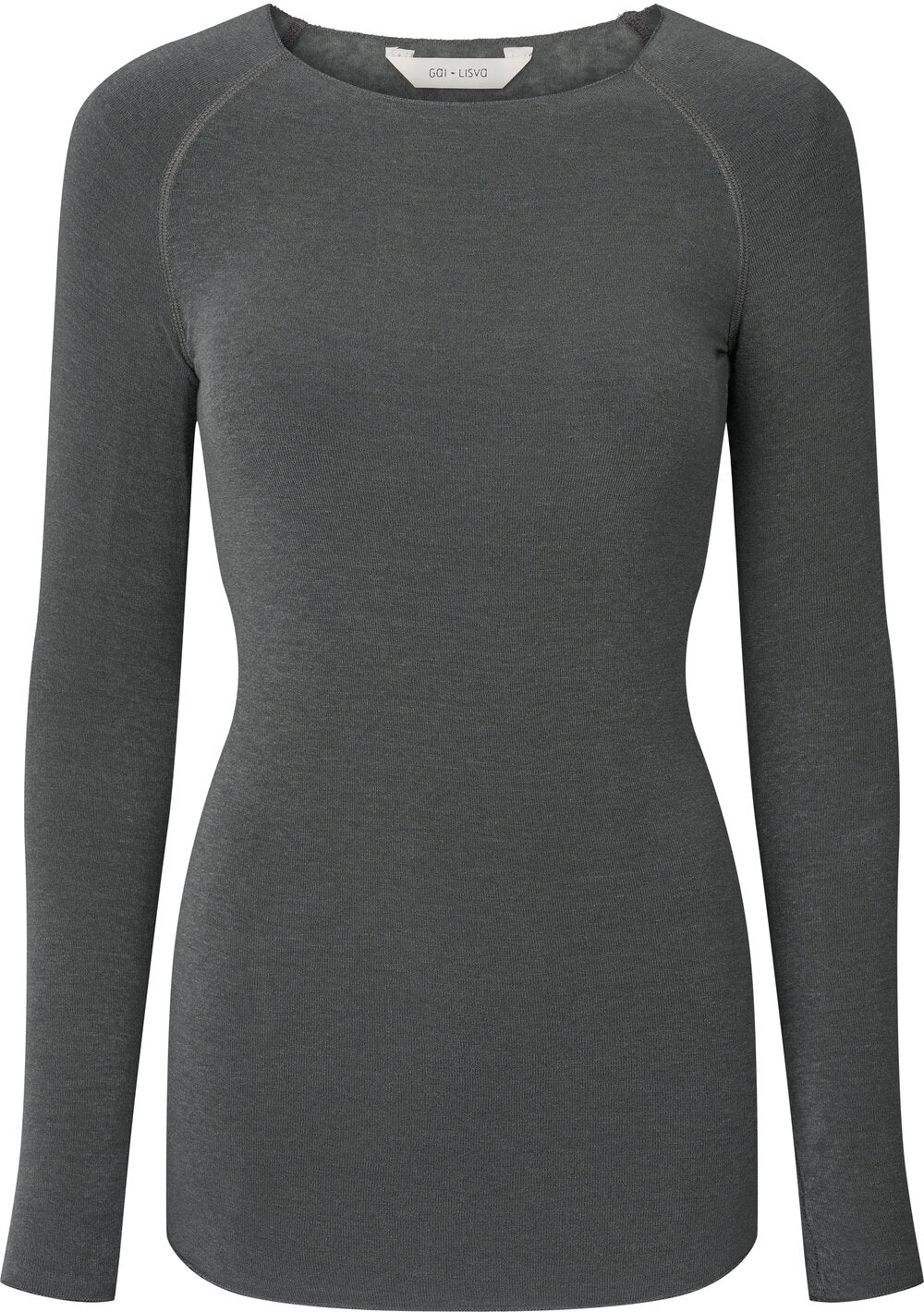 Gai+Lisva  Amalie uld t-shirt - Metal Grey