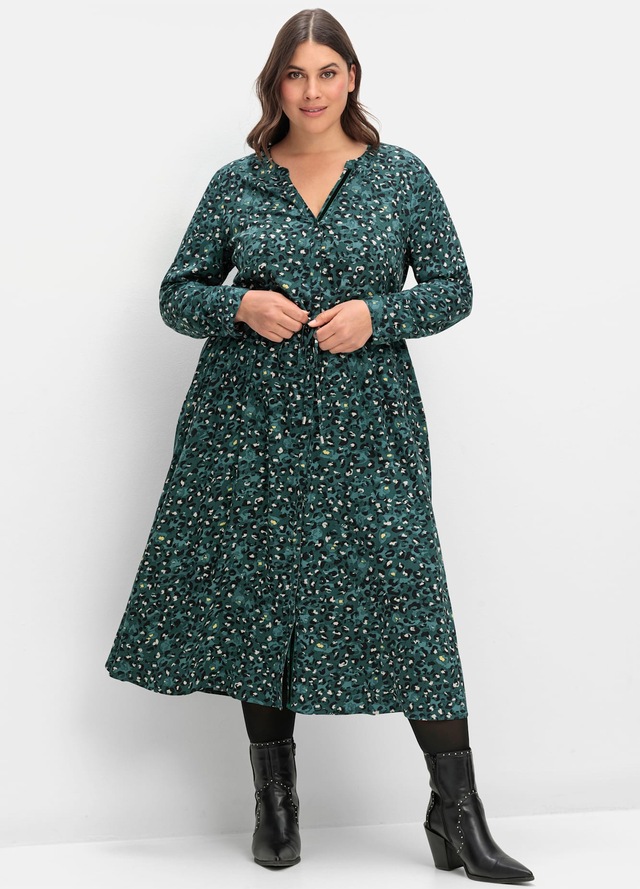 Sheego Blusenkleid »Blusenkleid« Eingrifftaschen